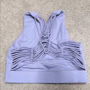 Carbon38 Light Purple Racerback Sports Bra